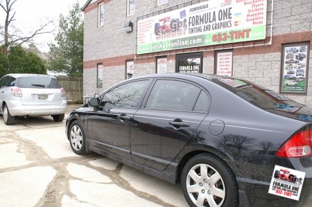 Formula One Performance Automotive Film installed on the windows, Classic 35%