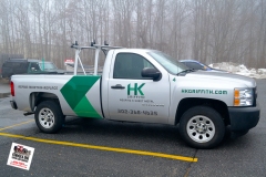 HK Griffith - Truck 4 - Print and Cut Lettering