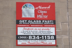 Newark Glass and Mirror Signs