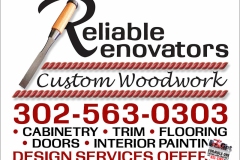 Sign - Reliable Renovators